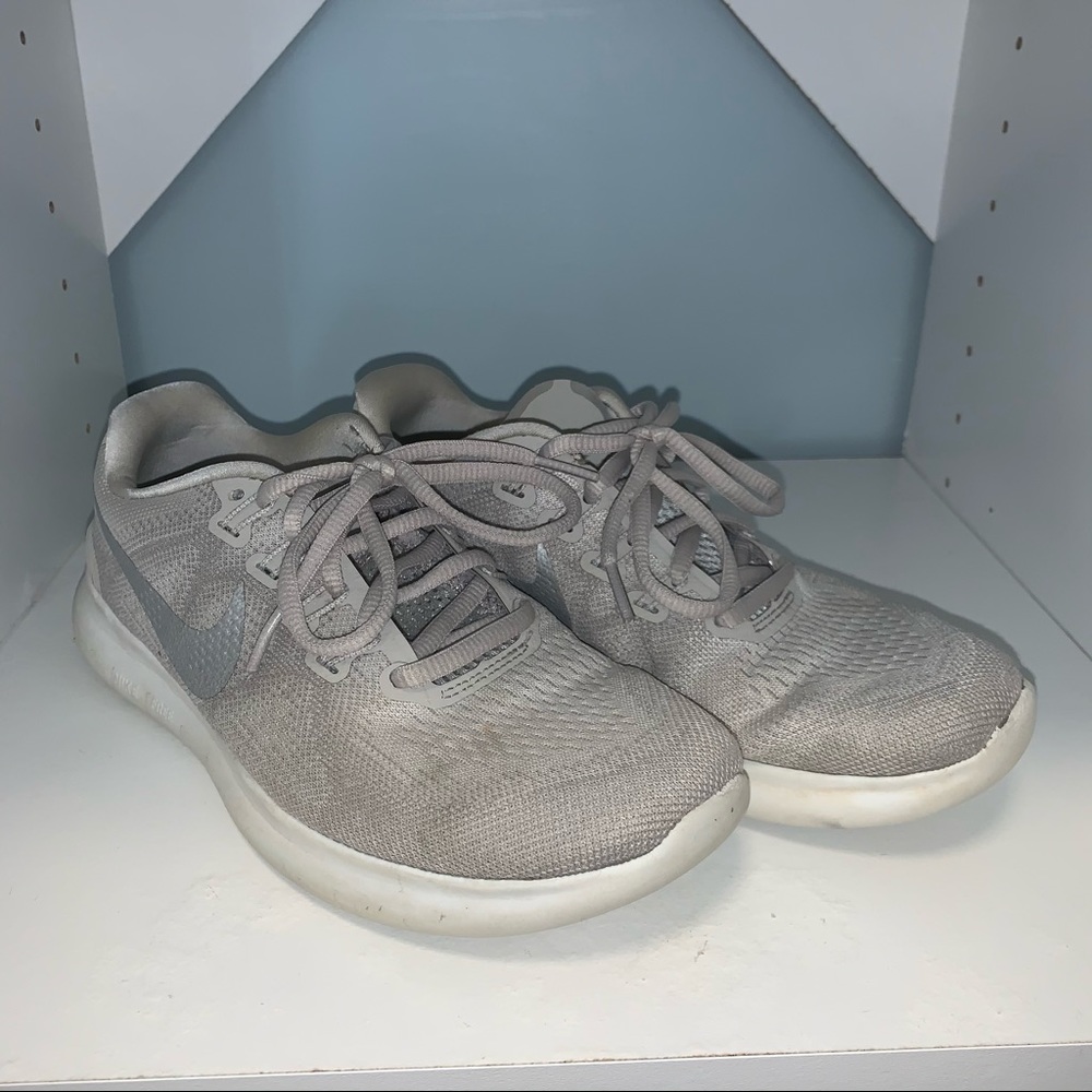 tan nike sneakers